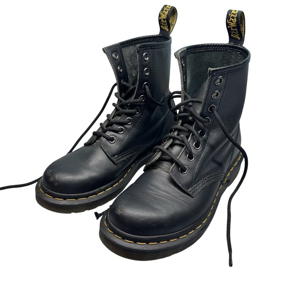 Dr. Martens Boots Womens Size 5 Us‎ Soft Toe 1460 Slip Resistant Work Black